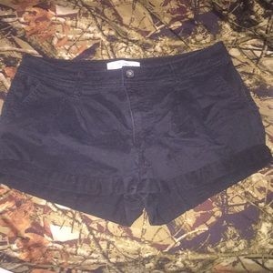 Black dressy shorts a&f